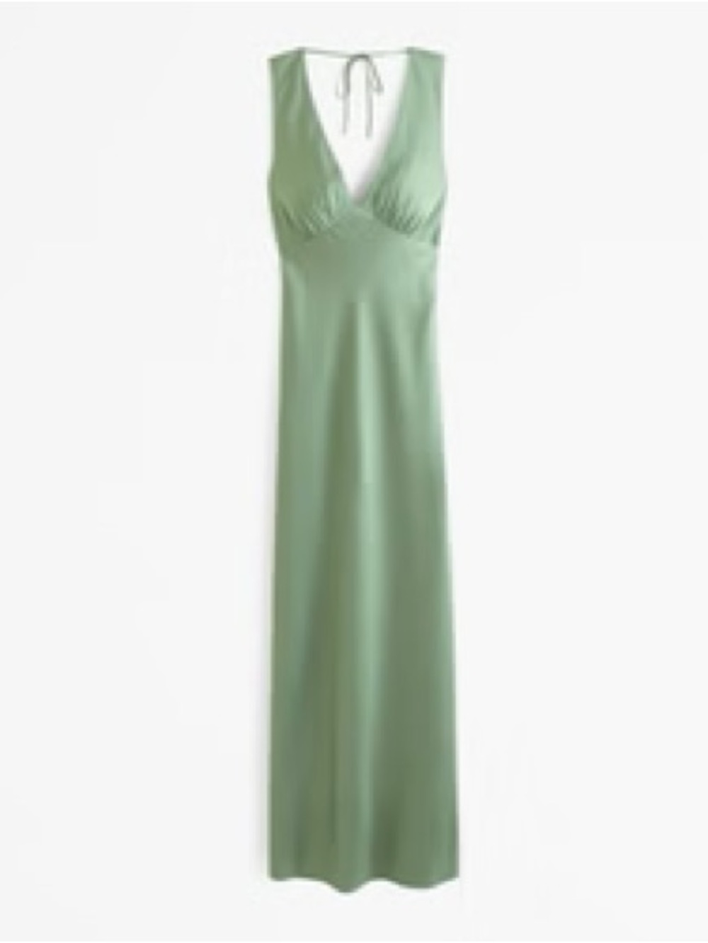 Abercrombie Sage Green V-Neck Maxi Dress